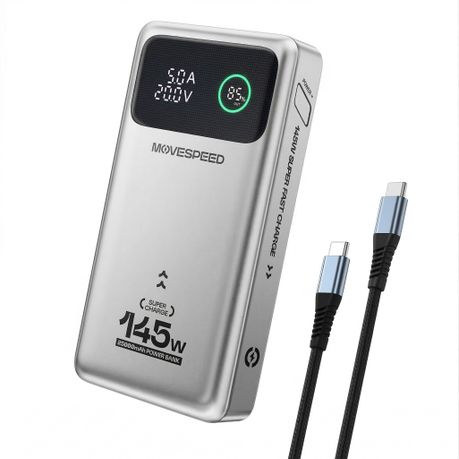 MoveSpeed 25000mAh 145W Power Bank for Laptops, Smartphones Image