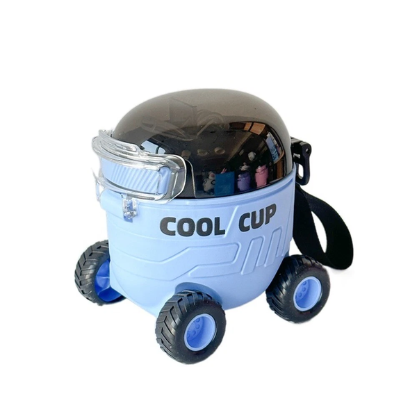 500ml Kids Water Bottle with Vehicle Handles &amp; | Creative Toy Drinkware