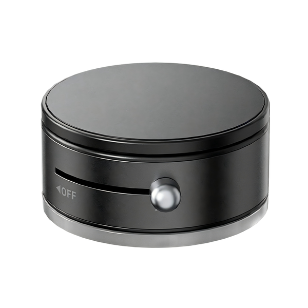 Magnetic Folding Portable Car Vacuum Cup Phone Holder-Glossy Black