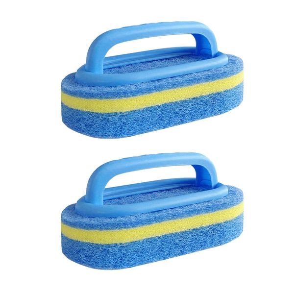 Thickened Multifunctional Household Cleaning Sponge Cleaning Brush - 2 Piece