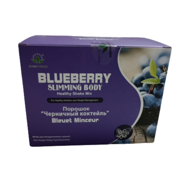 Green World Blueberry Slimming Body Healthy Shake