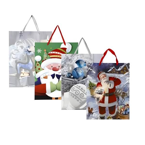 Set of 4 Christmas Gift Bag - 31cm X 42cm