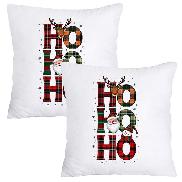 Scatter Cushion Cover Set - HoHoHo - 50 x 50cm