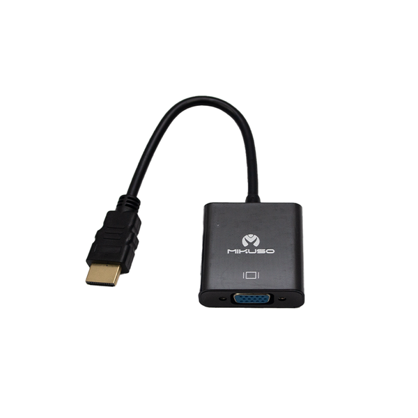 Mikuso HDMI To VGA+AUDIO Cable Black [CBL-018 BK]