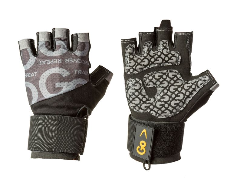 GoFit GoTac Wrist Wrap Gloves- Black/Grey