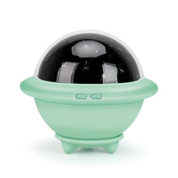 UFO Night Light Projector USB Star Master Children Baby Sleep Lamp - White