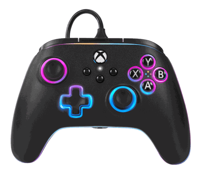 PowerA Advantage Wired Controller for Xbox Series X|S with Lumectra - Black