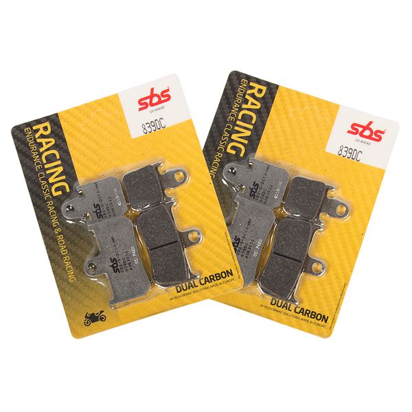 SBS839DC Dual Carbon Front Race Brake Pads