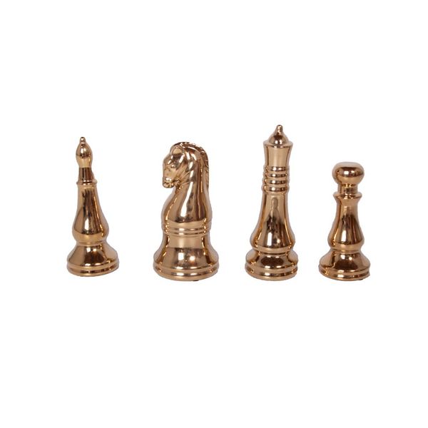 Chess Piece Home Decor Ornament Set of 4