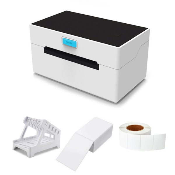Thermal Label Inkless Printer Bluetooth &amp; USB with Label stand and lables