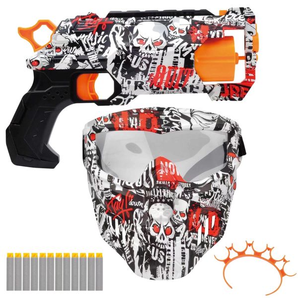 Graffiti Foam Dart Blaster - Toy Gun Pretend Play - Toys for Boys