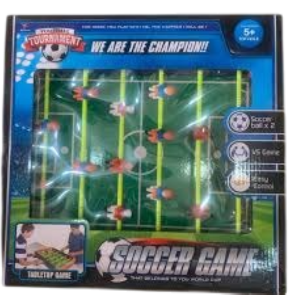 Soccer Game We Are the Champion Blue