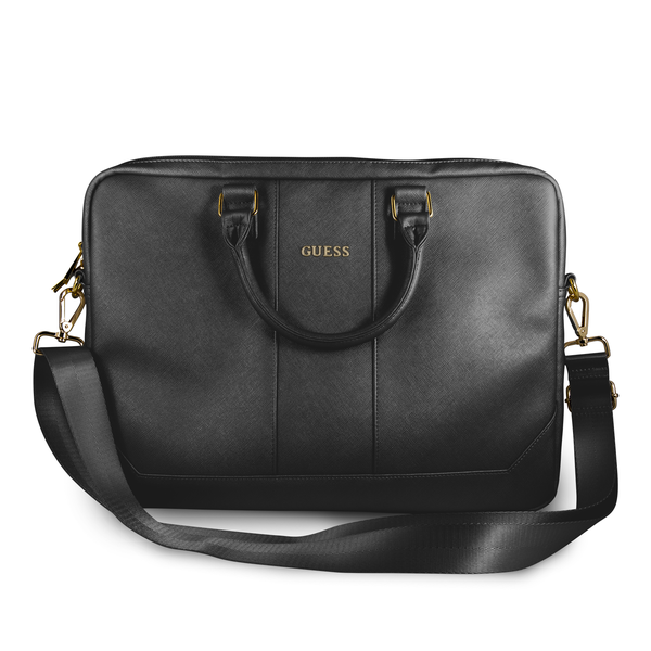 Guess Saffiano Look Computer Bag Black 15