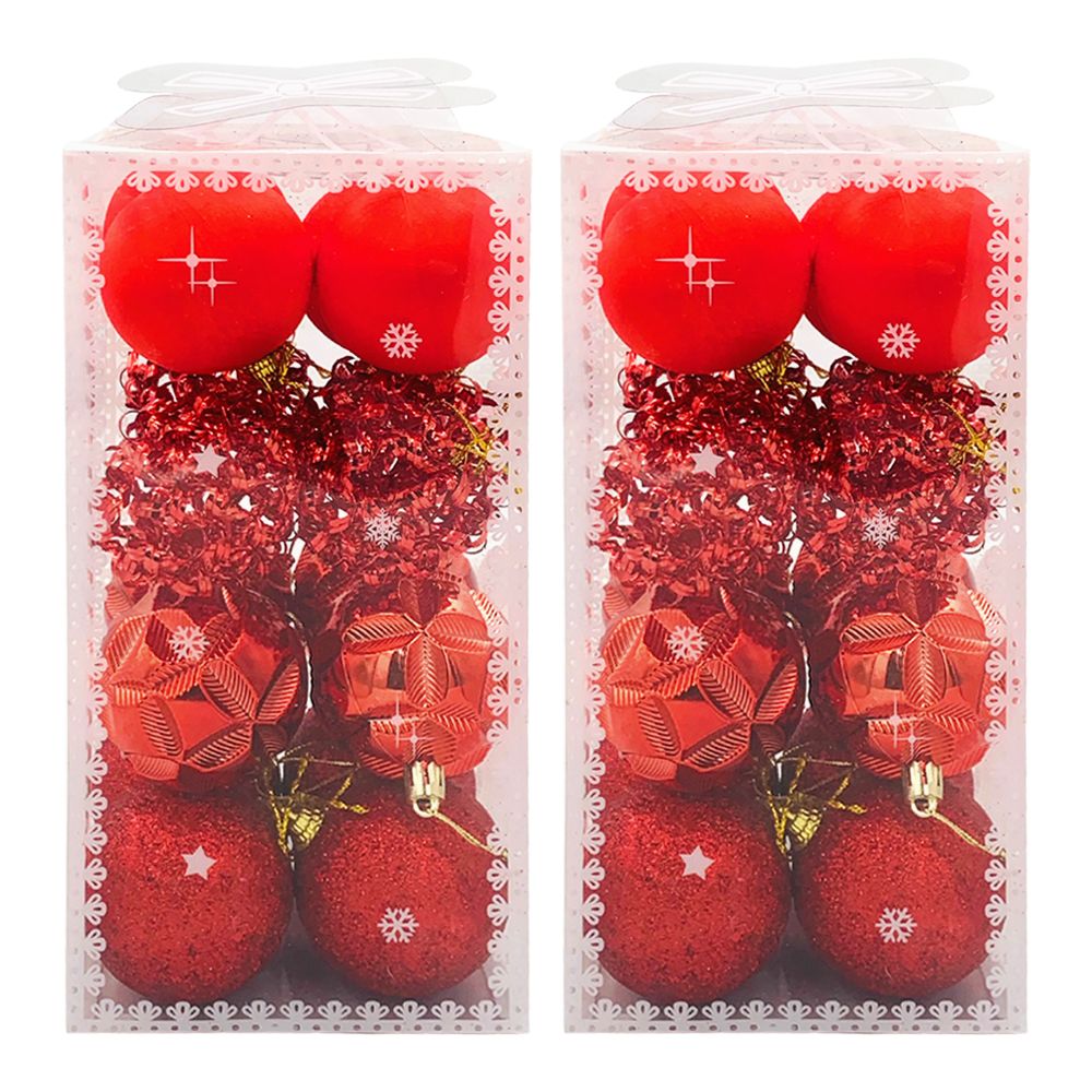 Christmas Baubles Tree Decorations Balls - 32Pcs