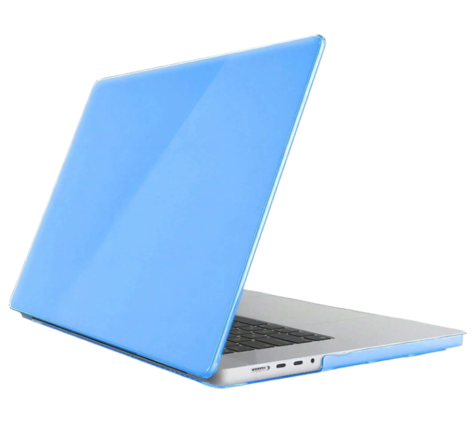 Transparent 13.3 Inch Hard Shell Protective Case For MacBook Pro - Purple