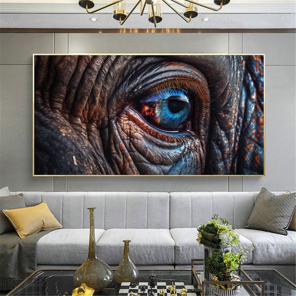 Canvas Wall Artwork - Elephant Rapsody - 0602
