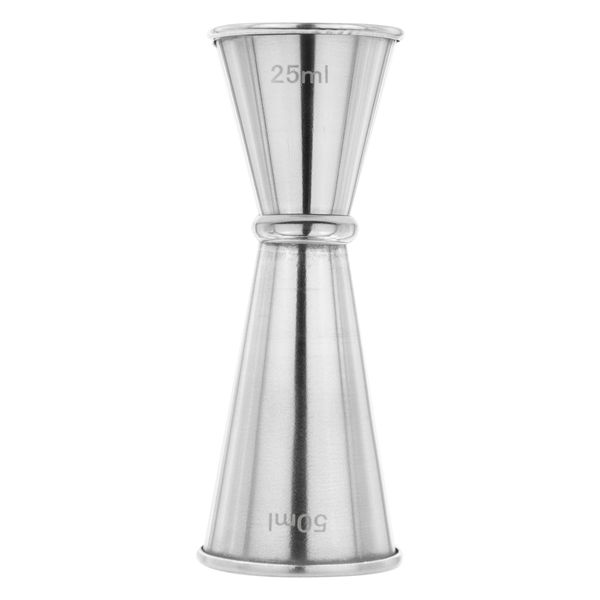 Bar Butler Japanese Style Double Tot Measure S/Steel 25/50ml - 125X40mm Diameter