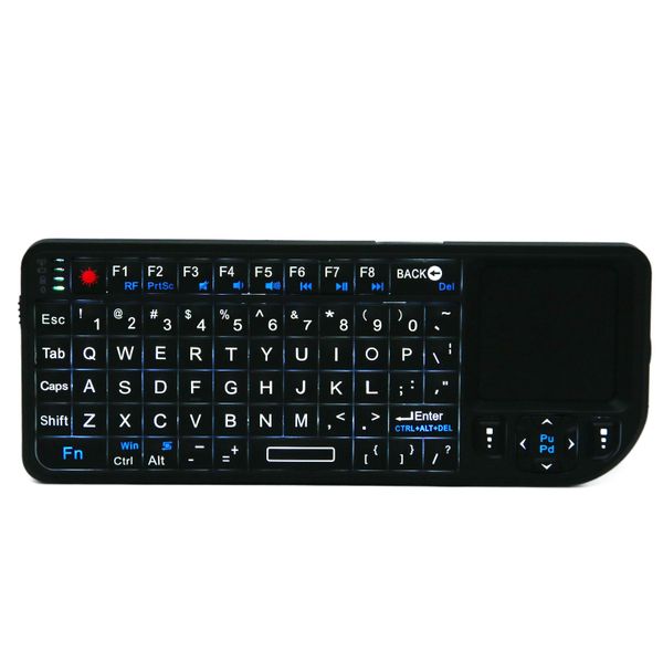 Wireless Keyboard Touchpad Backlit Rechargeable