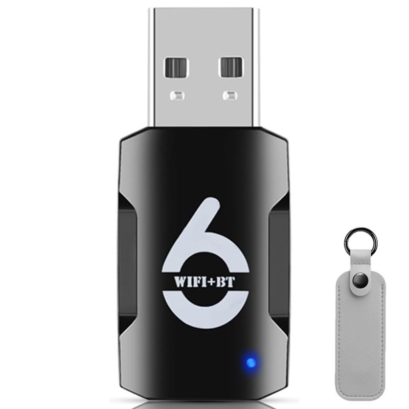USB WiFi Bluetooth Adapter - WiFi 6 900Mbps 2.4/5GHz Dual-Band