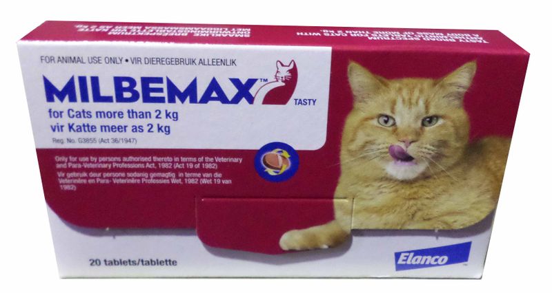 Milbemax - Deworming 20 Tablets For Cats More Than 2kg