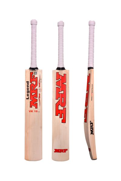 MRF LEGEND Cricket Bat - English Willow - Red