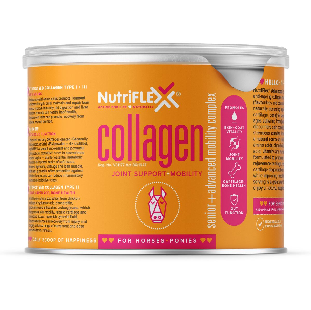NutriFlex Collagen (Advanced JointSupport) For Horses & Ponies 500g