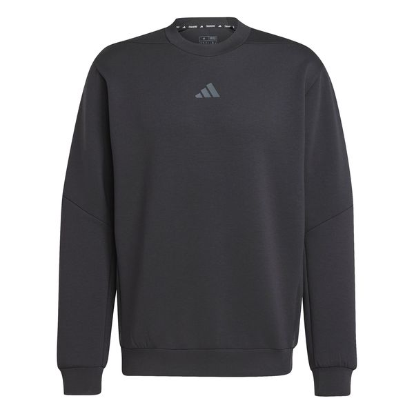 adidas Men's Designed for Training Crew Sweatshirt - Black