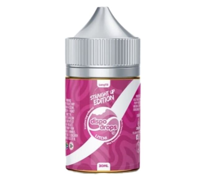 Dispo Drops Salt/MTL Flavour Shot 60ml - Litchi