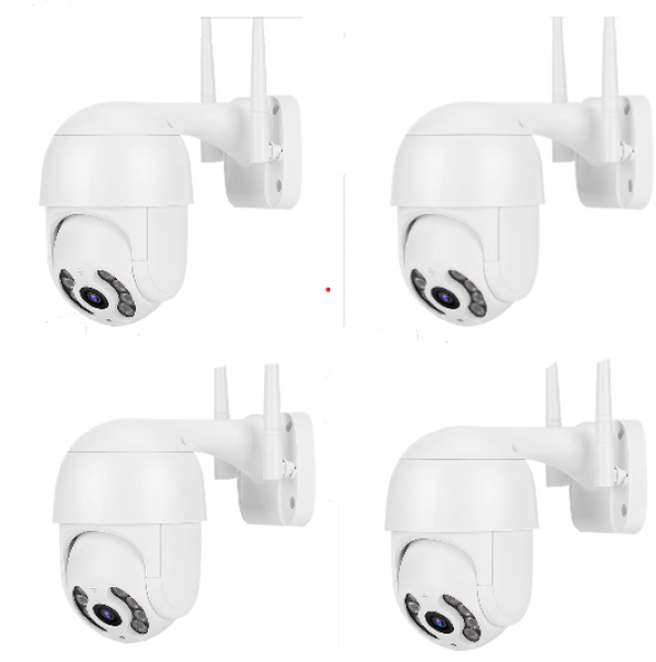 1080P 4 Lights Security Surveillance Waterproof Cameras
