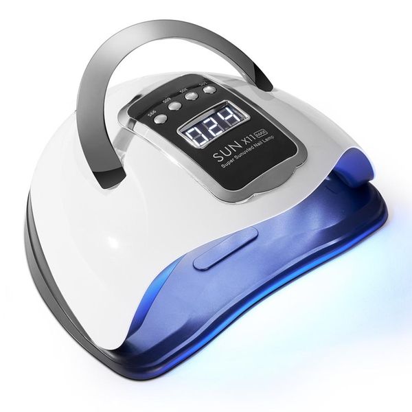 280W UV Lamp for Gel Nails Portable 66LED Nail with 4 Timer LCD Display