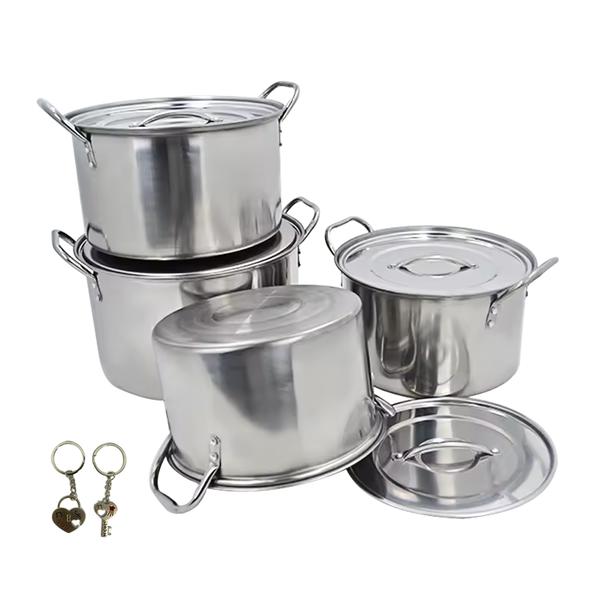High Quality Stainless Steel Pot 4 - Piece Set