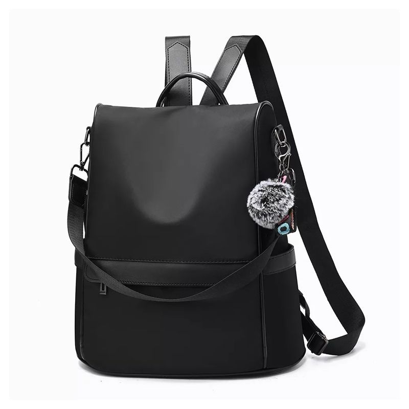 Women'S Backpack Anti-Theft Oxford Shoulder Bag Fashion Bags - Black ...