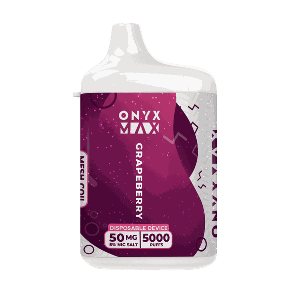 Onyx Max 5000 Puff Disposable Vape - Grapeberry 50MG