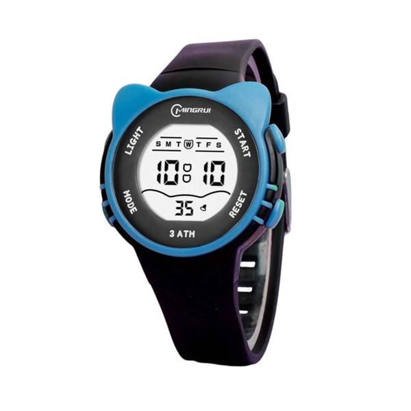 Mingrui Sport Digital Children Watch Shockproof Waterproof Alarm Clock