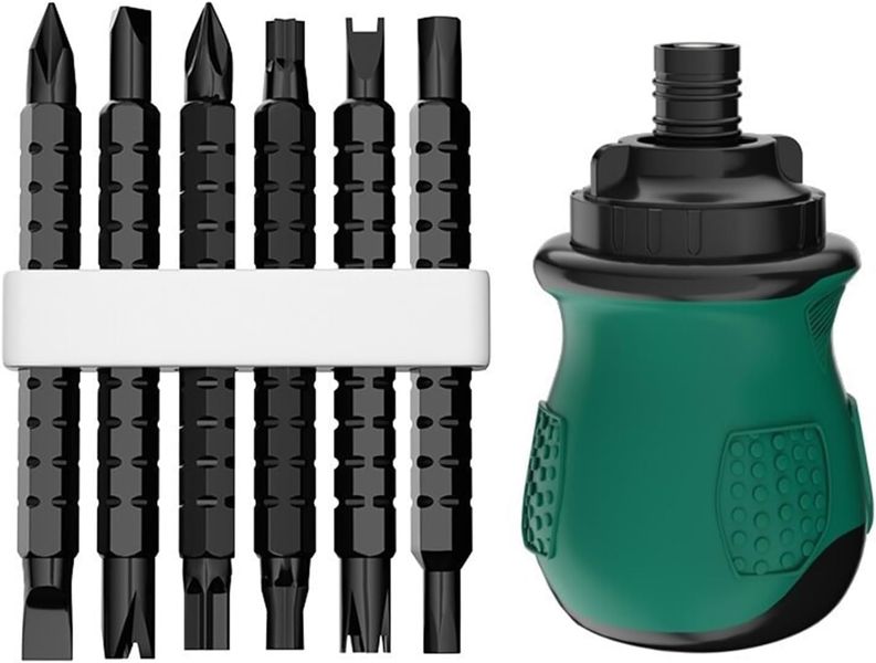 13 in 1 Ratchet Screwdriver Set Short Handle Drill Telescopic Dual Purpose