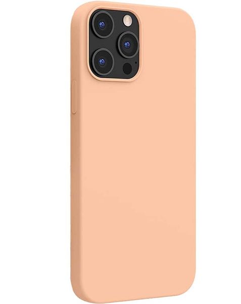 Peach Silicone cover for iPhone