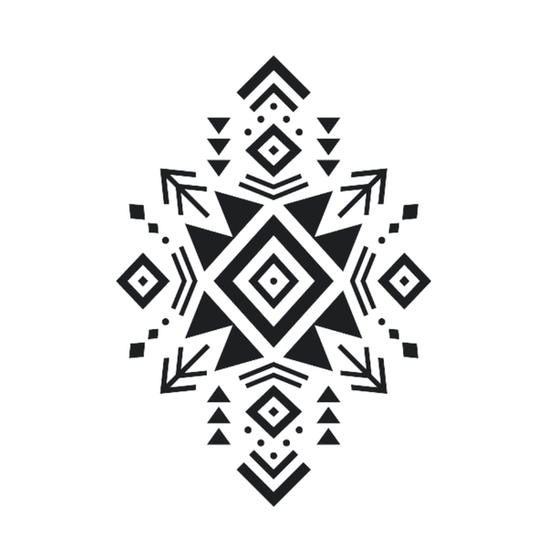 th-INK Semi-Permanent Tattoo kit - Geometric Star - 80x110mm