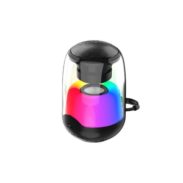 ZQS-L02 Portable Bluetooth Speaker,Wireless Speaker for Camping - Black