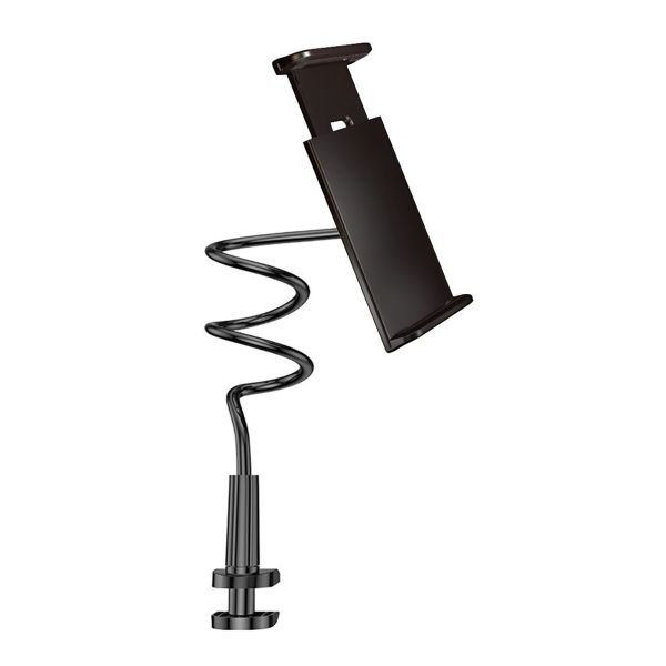 Blue Carbon 1.1m Gooseneck Phone Holder Tablet Clamp Mount Stand Long Arm