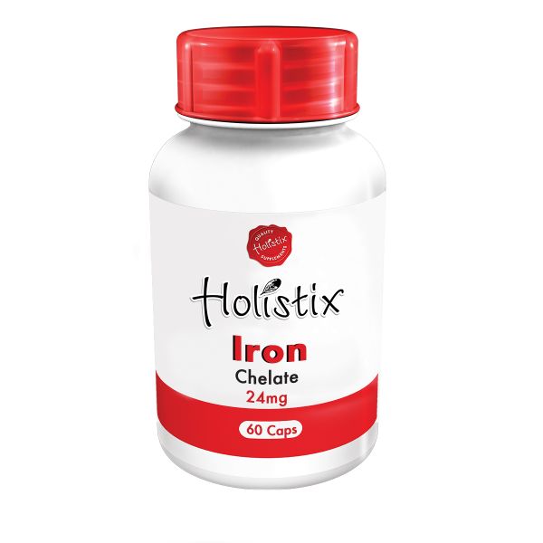 Holistix Iron Chelate 24mg 60 cap