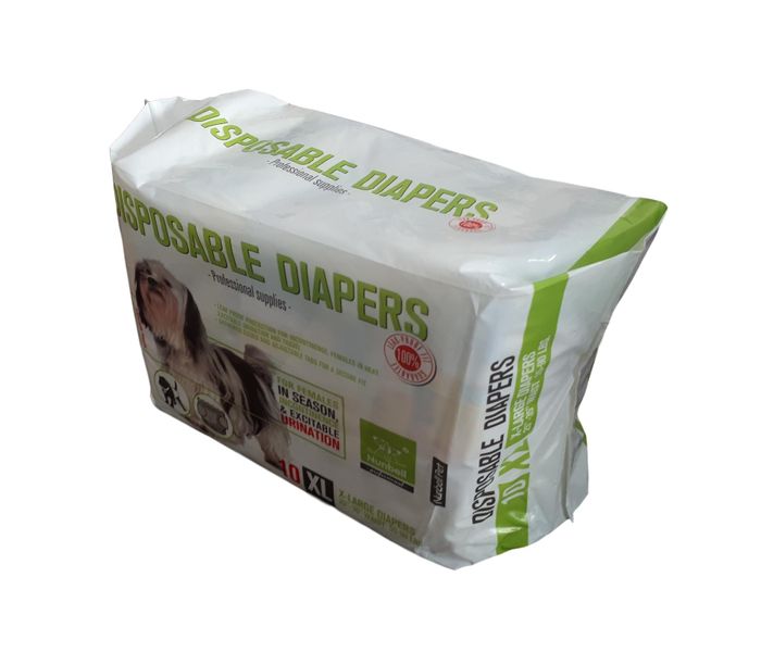 Nunbell Disposable Dog Diapers – X-Large – Pack of 10