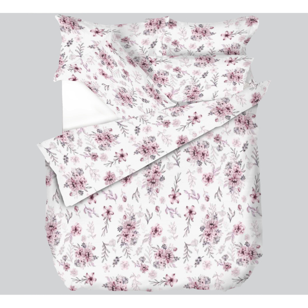 Simon Baker - Printed Duvet Cover Set - Bouquet Pink
