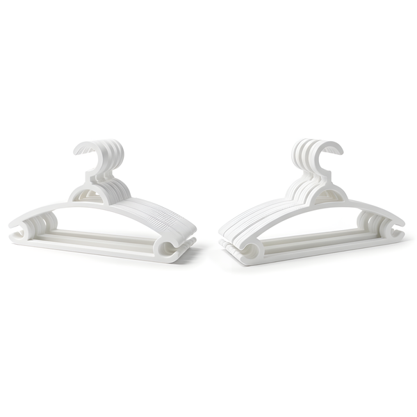 2-Pack (5Pcs) Closet Organizing Plastic Clothes Hangers