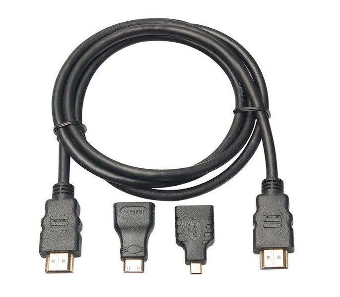 3 in 1 HDTV 1080P HDMI Cable Adapter Kit - Easy Trade
