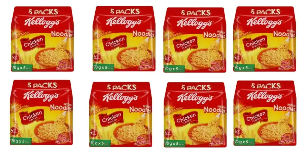 40 X Kellogg's Noodles Chicken (70g) Shop Today. Get it Tomorrow