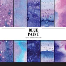 Blue Paint: Scrapbook Paper Collection: Decorative Paper For Scrapbooking,  Origami & Papercraft Projects, Shop Today. Get it Tomorrow!