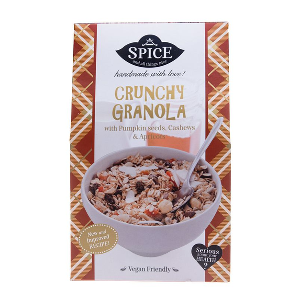 Spice &amp; All Things Nice - Crunchy Granola with cashews and apricots 500g