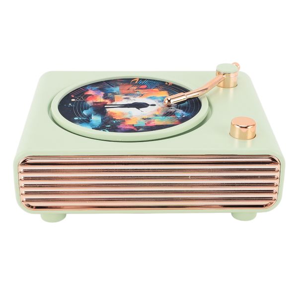 Record Player BT Speaker, HIFI, Green