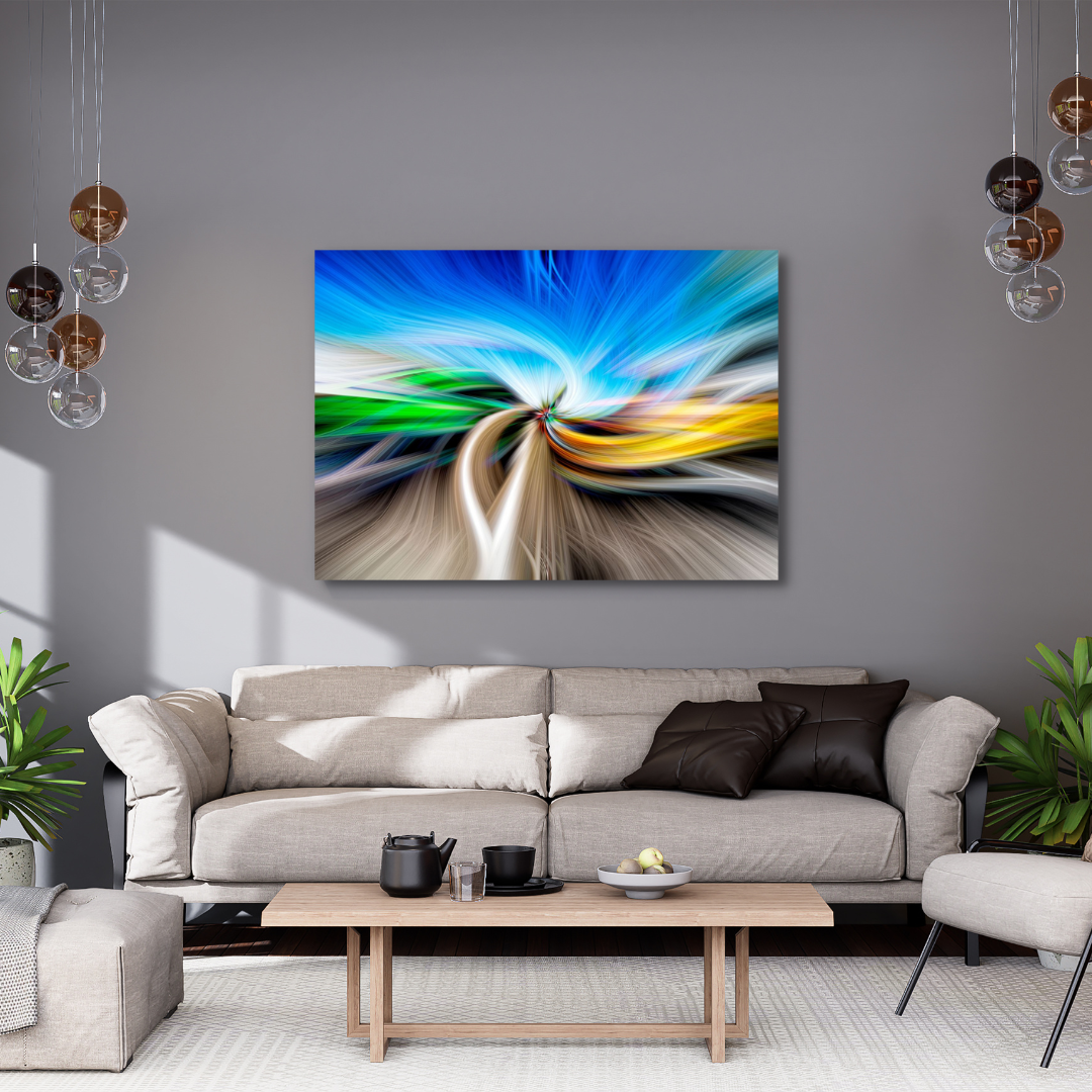 Canvas Wall Art - Swirling Artwork