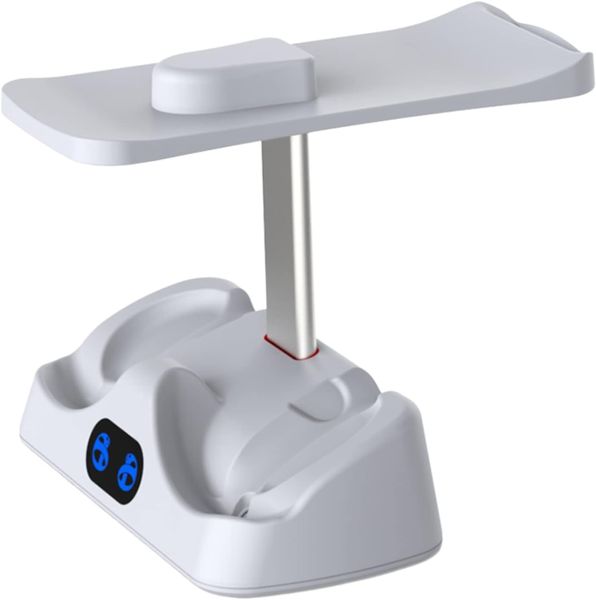 PS5 VR2 Controller Charging Dock with Glasses Stand, TYPE-C Adapter